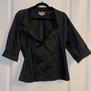 Pinup Couture Black Doris Top 2X